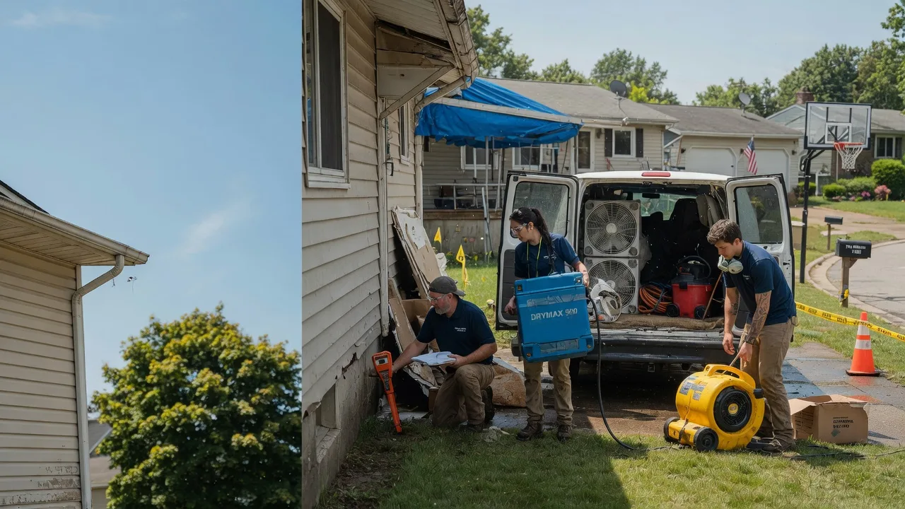 Ceiling Leak Cleanup in Glasgow, DE near me